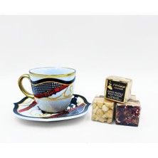 Horse Desenli 6'lı Kahve Takımı