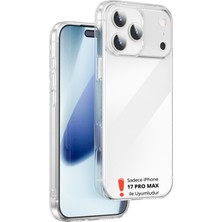 (Şeffaf Mika) iPhone 17 Pro Max Uyumlu Sert Şeffaf Mika Sararmaz Ince Fit Toz Korumalı Kılıf