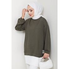 Arma Detay Piliseli Oysho Tunik 1627 - Haki