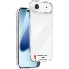 (Şeffaf Mika) iPhone 17 Air Uyumlu Sert Şeffaf Mika Sararmaz Ince Fit Toz Korumalı Kılıf