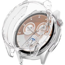 Microsonic Huawei Watch Gt 6 46MM Kılıf 360 Full Round Soft Silicone Şeffaf