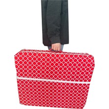 Tek Kişilik Katlanır Yer Minderi Süngerli Minder 70X180X6 Cm-Kırmızı Çatı