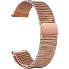 Microsonic Huawei Watch Gt 6 Pro 46MM Milanese Loop Kordon Rose Gold