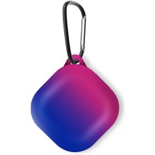 Microsonic Samsung Galaxy Buds Core Kılıf Degrade Rubber Pembe Mavi