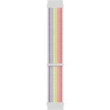 Microsonic Huawei Watch Gt 6 Pro 46MM Hasırlı Kordon Woven Sport Loop Pride Edition