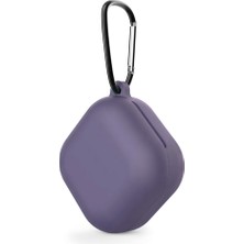 Microsonic Samsung Galaxy Buds Core Kılıf Askılı Mat Silikon Lavanta Grisi