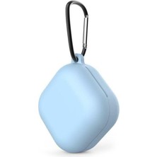 Microsonic Samsung Galaxy Buds Core Kılıf Askılı Mat Silikon Bebe Mavisi