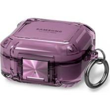 Microsonic Samsung Galaxy Buds Core Kılıf Safety Lock Protection Mor