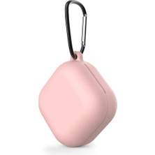 Microsonic Samsung Galaxy Buds Core Kılıf Askılı Mat Silikon Pudra