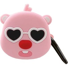 Microsonic Samsung Galaxy Buds Core Kılıf Cartoon Figürlü Silikon Crtn-Fgr-Gzlk-Pnd-Pmb