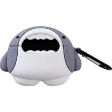 Microsonic Samsung Galaxy Buds 3 Fe Kılıf Cartoon Figürlü Silikon Crtn-Fgr-Kpkblk
