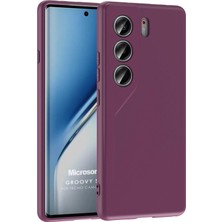 Microsonic Tecno Camon 40 4g Kılıf Groovy Soft Mor