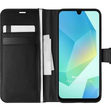 Microsonic Samsung Galaxy A17 Kılıf Delux Leather Wallet Siyah
