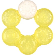 Sulu Diş Kaşıyıcı Bebek Diş Kaşıyıcı Rahatlatıcı Dişlik 10 cm Sarı