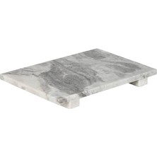 Eglo 427442 "sıayan" 30,5 cm Uzunluğunda Dekoratif Mermer Sunum Tepsisi