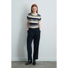 Gusto Havuç Kesim Kaşe  Pantolon - Lacivert