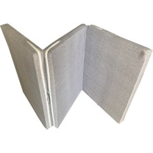 Katlanır Yer Yatağı Sünger Yatak Gri Kırçıllı 80X180 Cm-6 cm Tek Kişilik