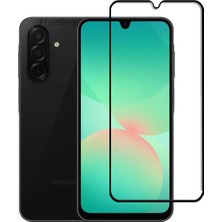 Samsung Galaxy A26 Uyumlu Tam Kaplayan Darbeye Dayanıklı Kırılmaz Cam Seramik Ekran Koruyucu