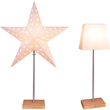 Eglo 410297 "leo" E14 Duylu Yıldız ve Şapka Masa Lambası 65CM Yüksekliğinde