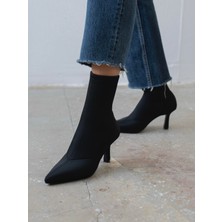 Dina Streç Siyah Scuba    Bot