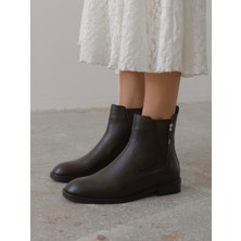 Ati Kahve Hakiki Deri Kadın Bot