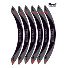 Rvell Rks 125VPS Uyumlu Jant Şeridi Seti - 12 Parça ( Siyah - Gri ) 007