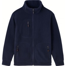 Erkek Fermuar Cepli Lacivert Polar 3 Cepli Fermuarlı Lacivert Erkek Polar