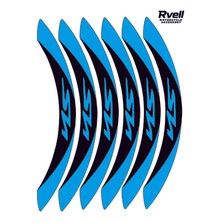 Rvell Honda Sh Uyumlu Jant Şeridi Seti - 12 Parça ( Siyah - Mavi ) 002