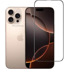 Iphone 16 Pro Max Uyumlu Tam Kaplayan Darbeye Dayanıklı Kırılmaz Cam Seramik Ekran Koruyucu