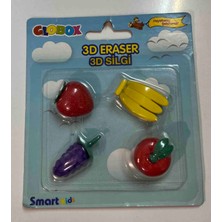 Globox Meyveli 3D Silgi Seti 3 set