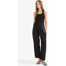 DeFacto Baggy Fit Çift Cepli Normal Bel Standart Boy Pantolon F9456AX25AU