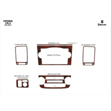 Honda Cr-V 4x4 Konsol-Torpido Kaplama 2007-2013 8 Parça Maun