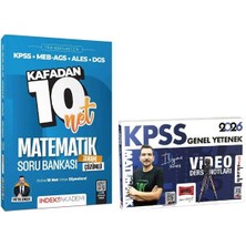Yargı + Indeks 2026 Kpss Matematik Video Ders Notları + Kafadan 10 Net Soru Bankası 2 Li Set