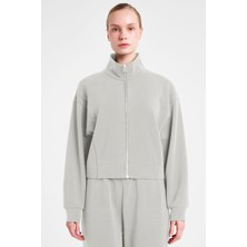 Kadın Fermuarlı Sweatshirt 25N-2105