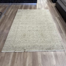 Hoom Rugs Overdye OVR06 KREM Bej Doğal Bambu & Viskon Modern Salon Halısı