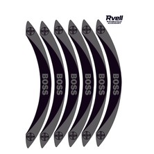 Rvell Arora Boss Uyumlu Jant Şeridi Seti - 12 Parça ( Siyah - Gri ) 007