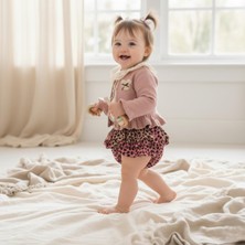 Kız Bebek Rose Poposu Fırfırlı 3'lü Takım CMN-3738