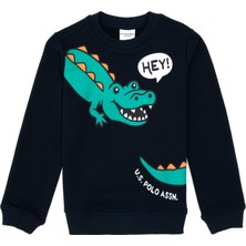 U.s. Polo Assn. Erkek Çocuk Lacivert Sweatshirt 50316536-VR033