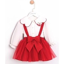 Kız Bebek Çocuk Tütülü Yılbaşı Elbise Takımı CMN-3750