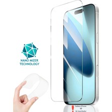 (Nano Cam) iPhone 17 Uyumlu Ultra Ince Darbe Korumalı Esnek Nano Mizer Cam Ekran Koruyucu