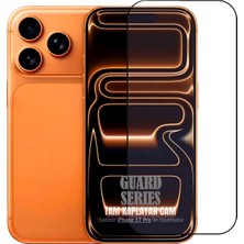 (Guard Tam) iPhone 17 Pro Uyumlu Tam Kaplayan Guard Serisi Temperli Cam Ekran Koruyucu