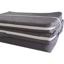 Katlanır Yer Yatağı Sünger Yatak Gri 80X180 Cm-6 cm Tek Kişilik