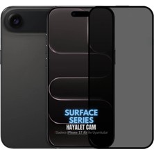 (Surface Hayalet) iPhone 17 Air Uyumlu Hayalet 3D Anti-Statik Surface Temperli Cam Ekran Koruyucu