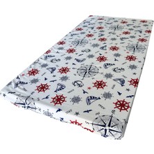 Çocuk Yatağı 60X120X6 cm Vip Oyun Parkı Sünger Yatak Bebek Yatağı-Marin