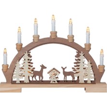 Eglo 410424 "fauna" 10 Ledli Doğal Ahşap Dekoratif Aydınlatma 33CM Yüksekliğinde 45CM Uzunluğunda