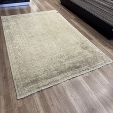 Hoom Rugs Overdye OVR05 Krem Bej doğal Bambu & Viskon Modern Salon Halısı