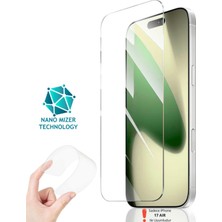 (Nano Cam) iPhone 17 Air Uyumlu Ultra Ince Darbe Korumalı Esnek Nano Mizer Cam Ekran Koruyucu