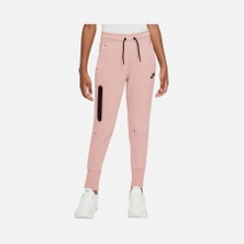 Nike Tech Fleece Kız Çocuk Pudra Spor Eşofman Altı - CZ2595-601