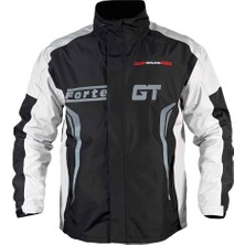 ForteGT 2001140 Siyah Taş Yağmurluk Takım Su Geçirmez 2XL Fonksiyonel Tasarım ile 4 Mevsim Kullanım
