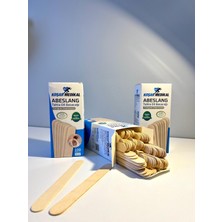 Abeslang Tahta Dil Basacağı Ağda Spatulası Dil Çubuğu 100LÜ 10 Paket 1000 Adet